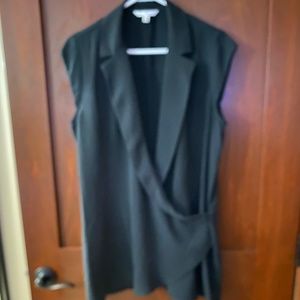 CAbi Black Sleeveless Blouse, Size Medium